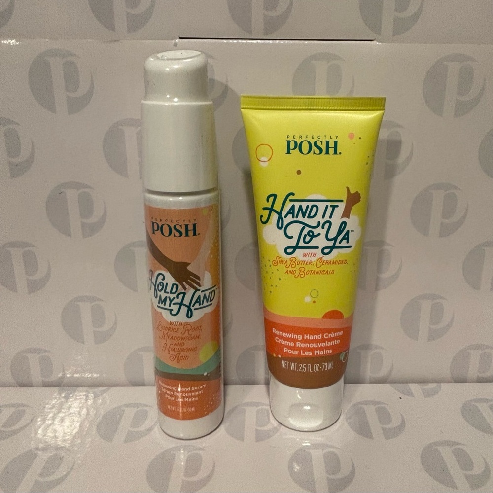 Perfectly Posh Set - Hold My Hand Renewing Serum & Hand It To Ya Renewing Creme